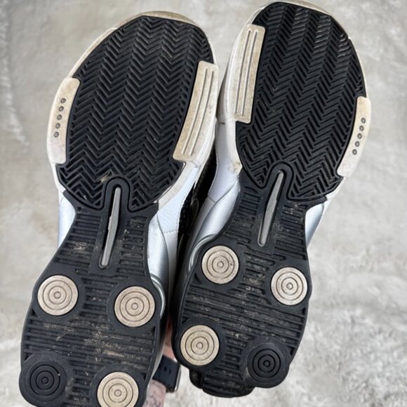 Nike Shox VC 3 Shoes Mens Size 11 Basketball 407628-100 White Black Silver - Picture 9 of 11